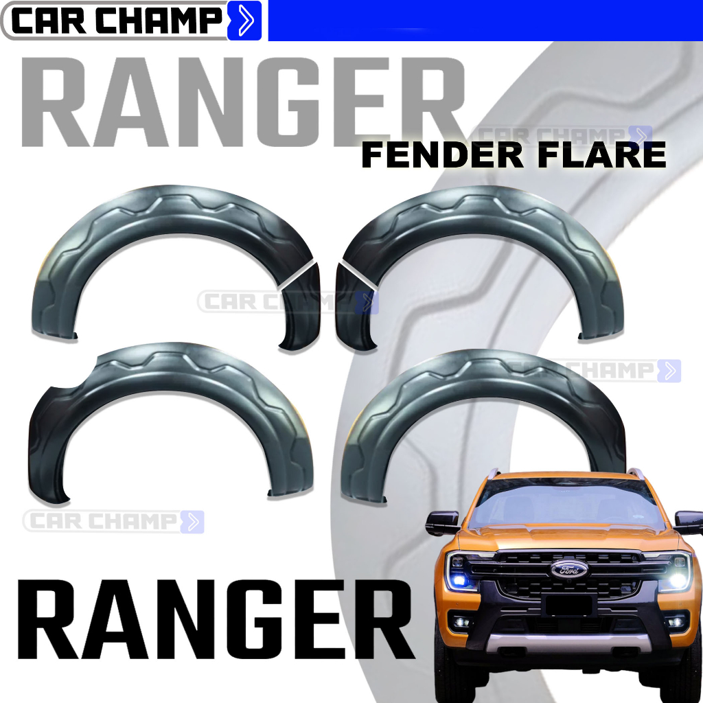 Ford Ranger T7 2016 to 2022 XLT/XLS/FX4 OEM Bushwacker w/ DRL or Rhino