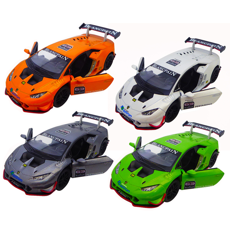 Modèle Réduit Kinsmart Corvette C7.R - Échelle 1:36 - Couleur Orange - Neuf - Collection Voiture Miniature