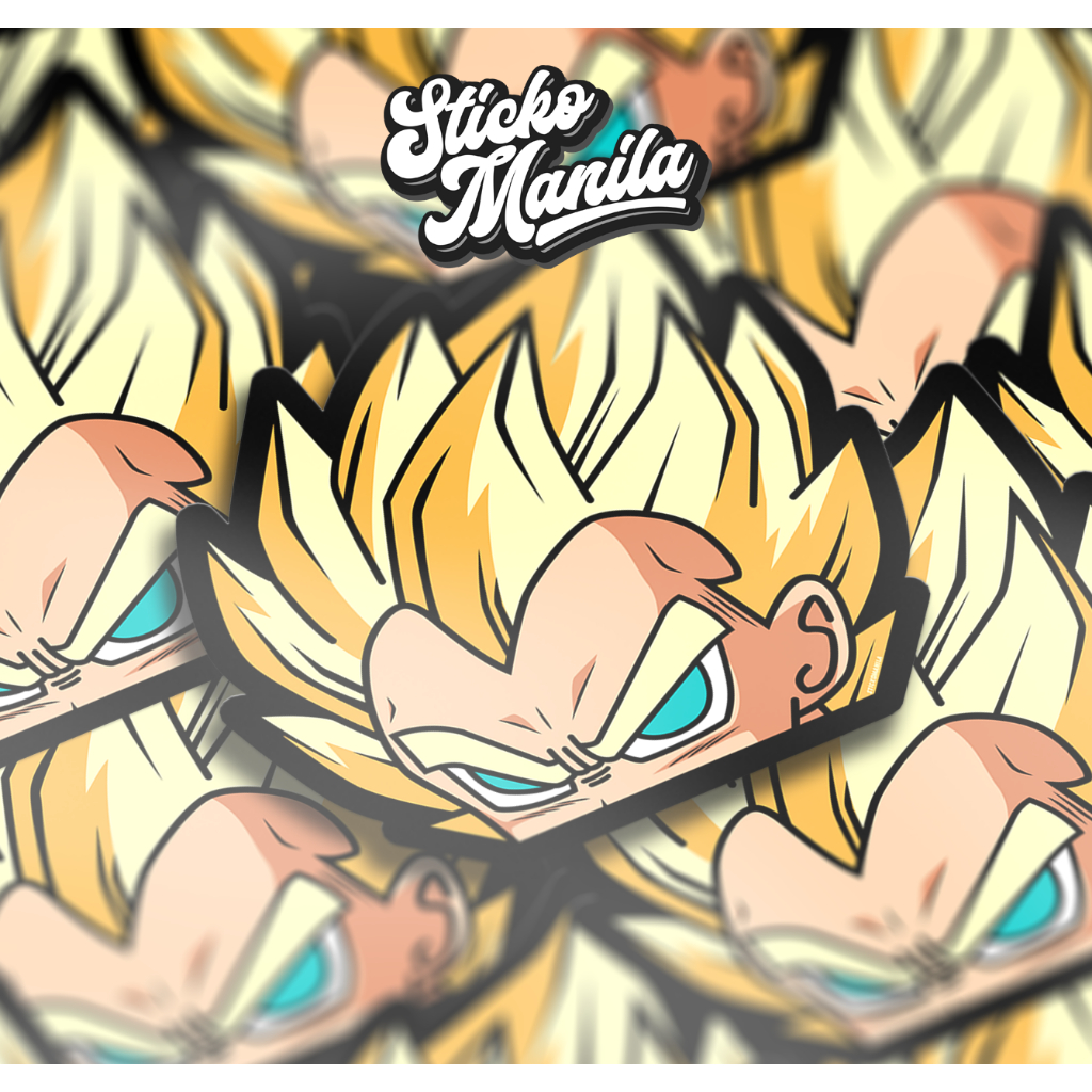 Sticko Manila : Dragon Ball - Vegeta Nezuko (Peeker) | Shopee Philippines