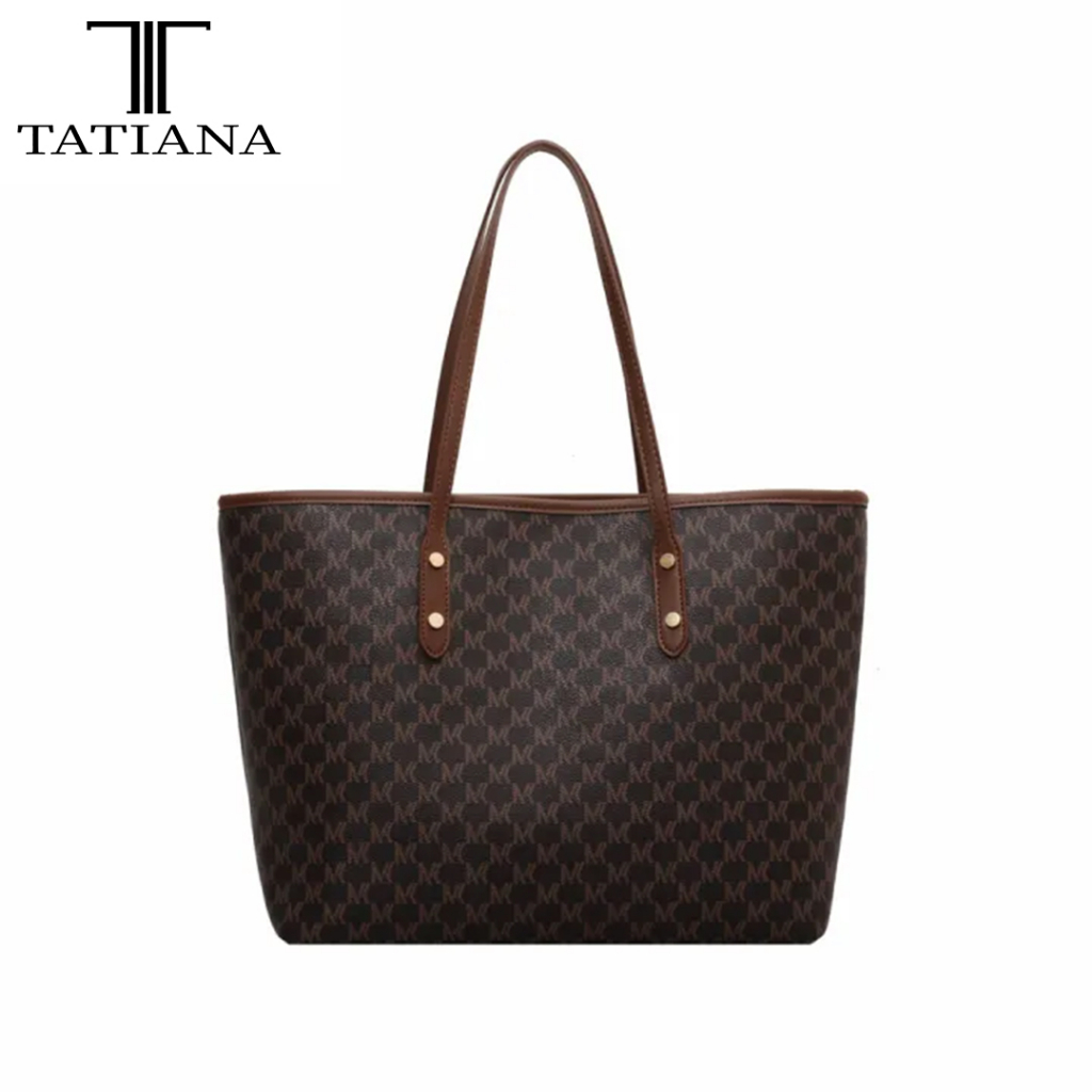 Tatiana 8052 Bianca Bag Never Full Large Capacity Summer Fashion Tote Shoulder For Women Shopee Philippines