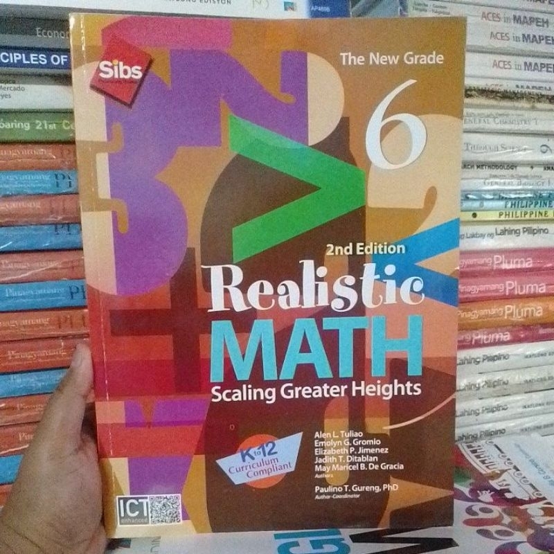 REALISTIC MATH 6(SECONDHAND) | Shopee Philippines