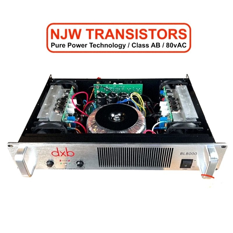 dxb BL8000 Power Amplifier 400w RMS of Pure Power Shopee Philippines