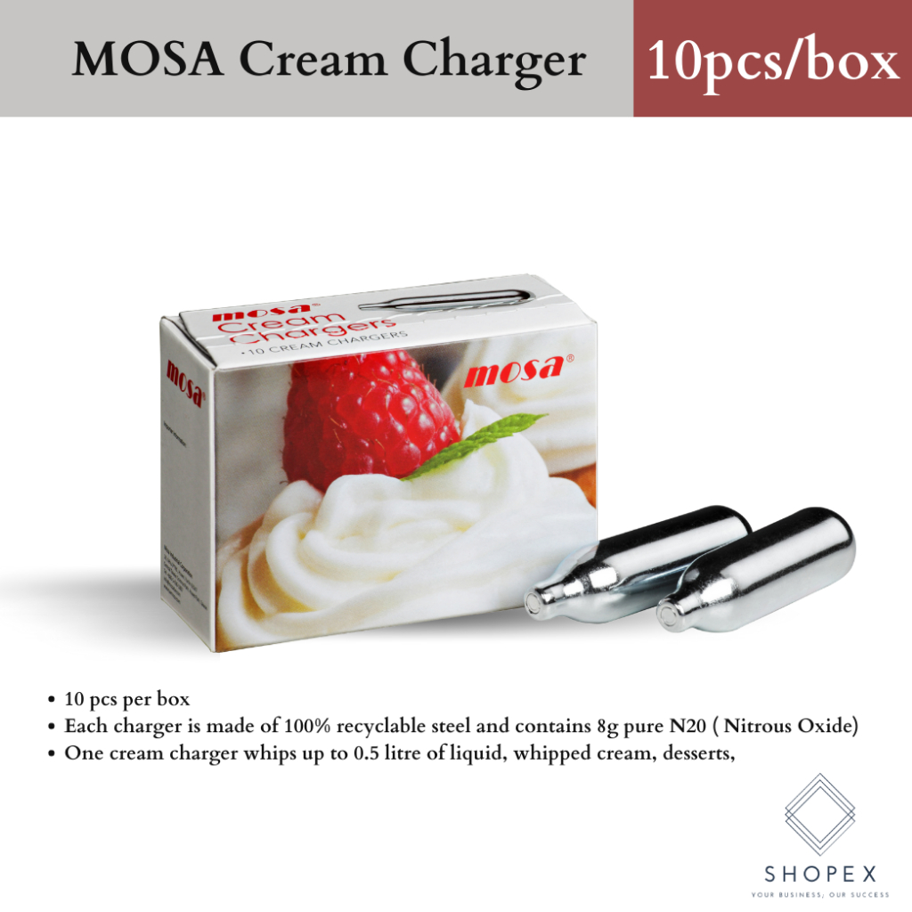 [WHOLESALE 1 CASE] Mosa Cream Charger for Whip Cream Dispensers