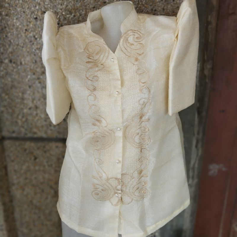 Maria Clara Blouse Barong (ready to ship) | Shopee Philippines