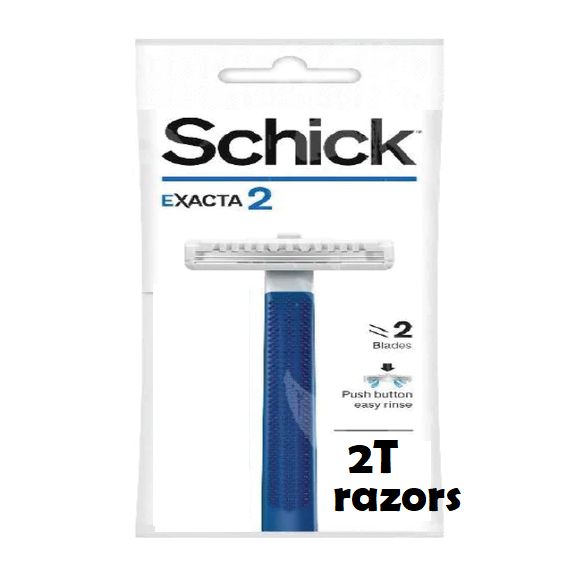 Schick Exacta 2 Razors - 2 Blades ( Imported ) | Shopee Philippines