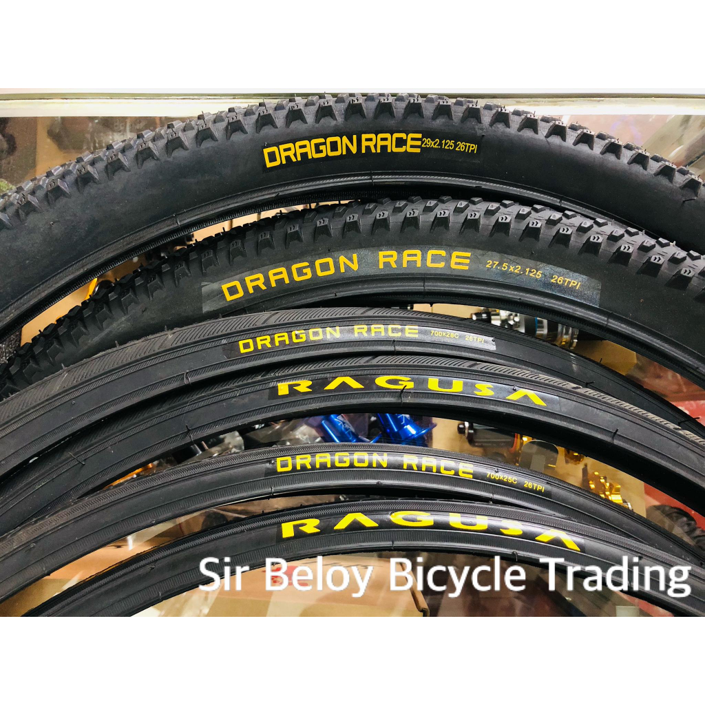 RAGUSA Dragon Race Tire 700c 26er 27.5 29er Slick Tire MTB Mountain ...