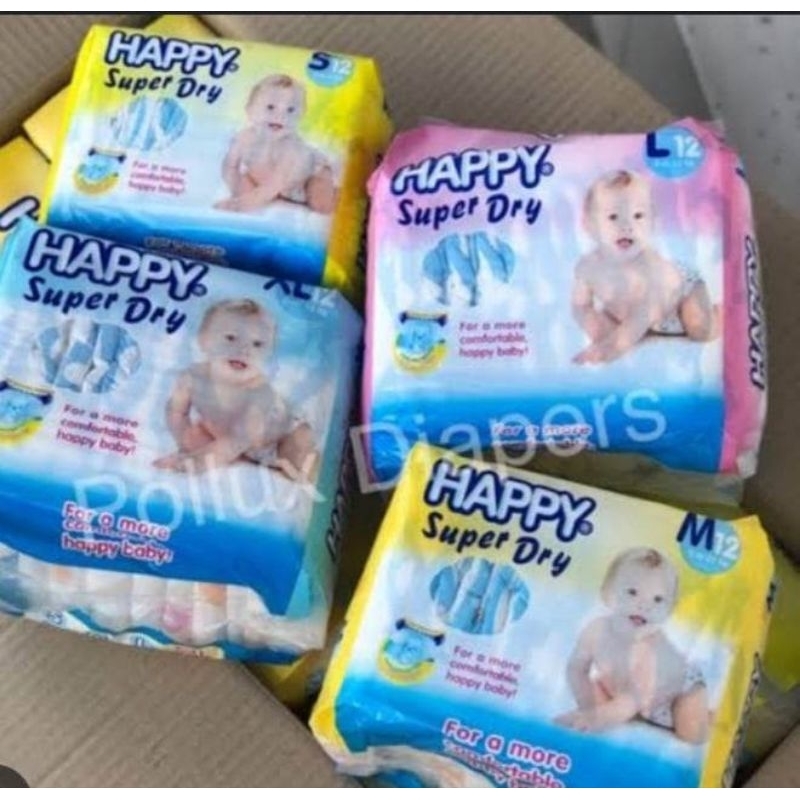 Happy super dry Diaper | Shopee Philippines