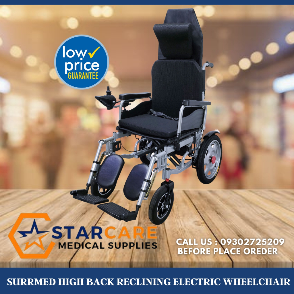 SURRMED High Back Electric Wheelchair Shopee Philippines