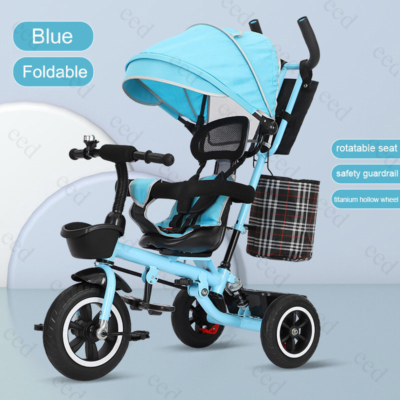 Stroller Bike for Kids Girl 3 Wheels with Rotatable Seat and Foldable Bike for Kids Boy 1 Year Old Shopee Philippines