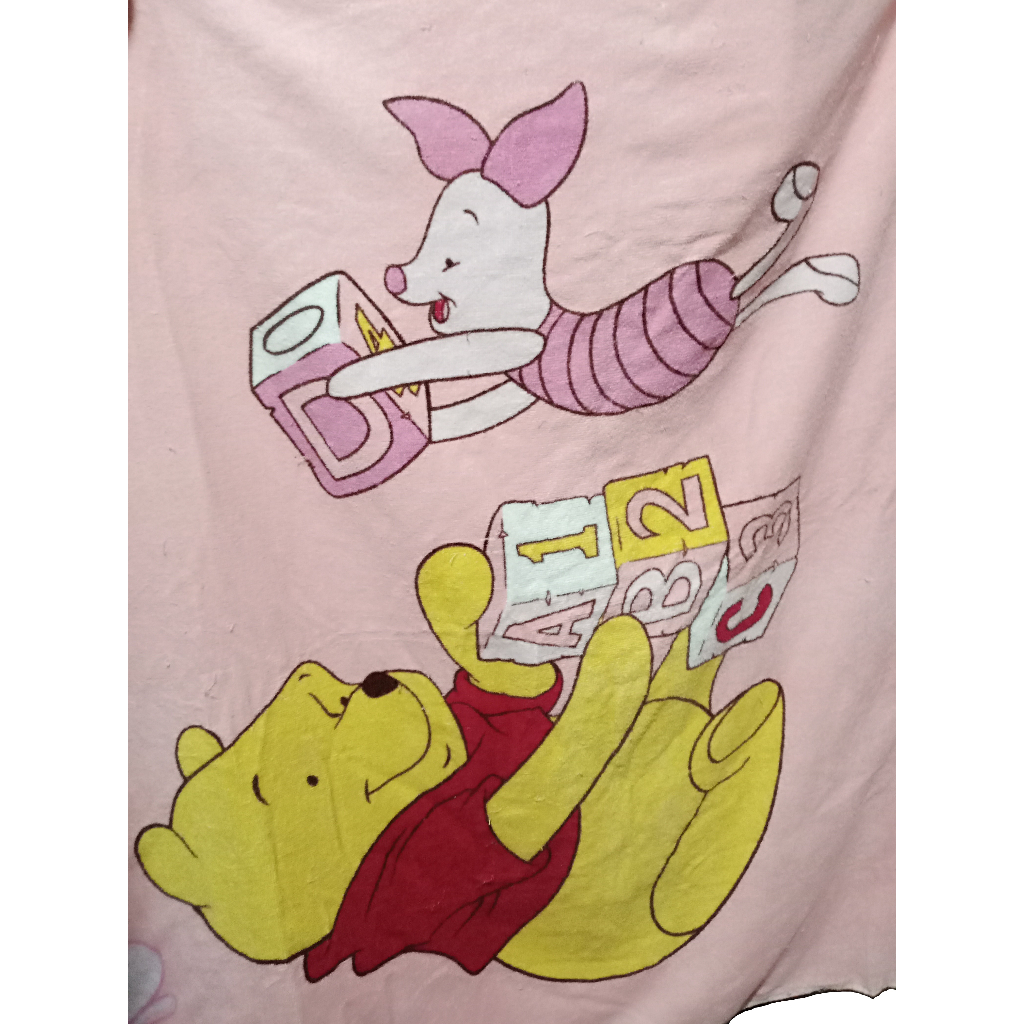 DISNEY Winnie The Pooh Pink Bath Towel Shopee Philippines