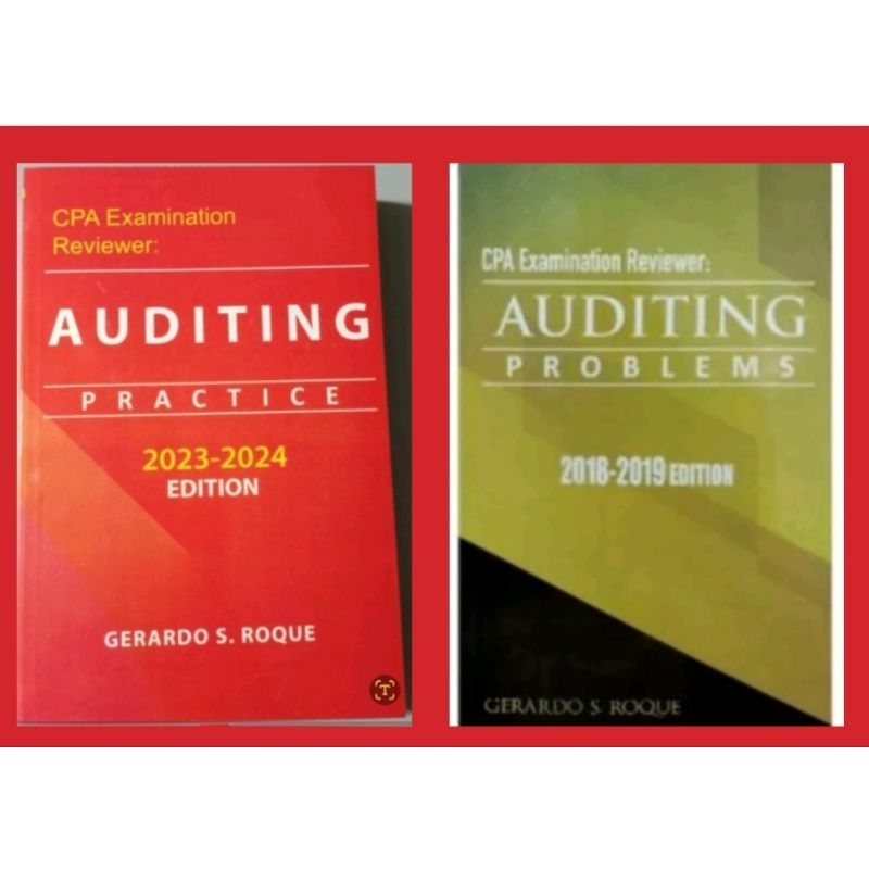 AUDITING PRACTICE 2023-2024 ed/AUDITING PROBLEMS BY Roque | Shopee ...