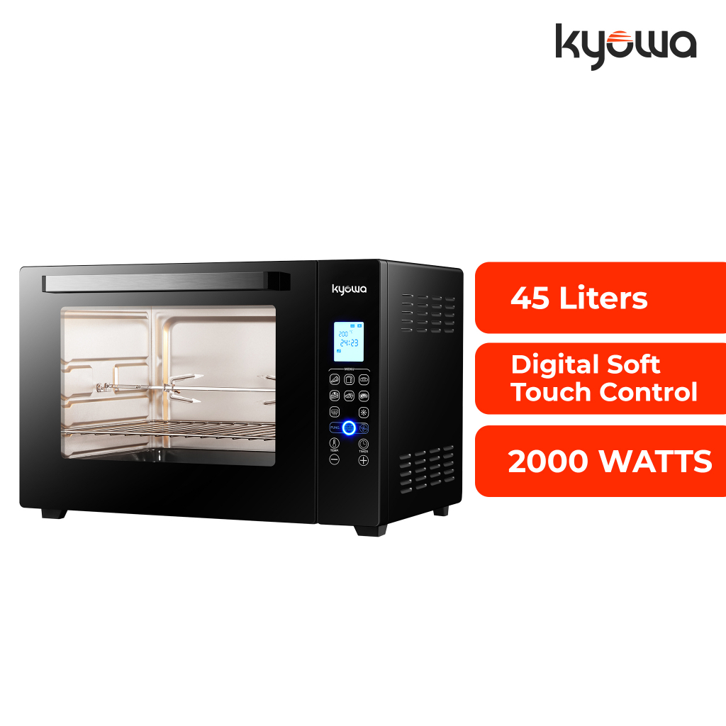 Kyowa Digital Electric Oven 45L (Black) KW3352 8 PreSet Modes
