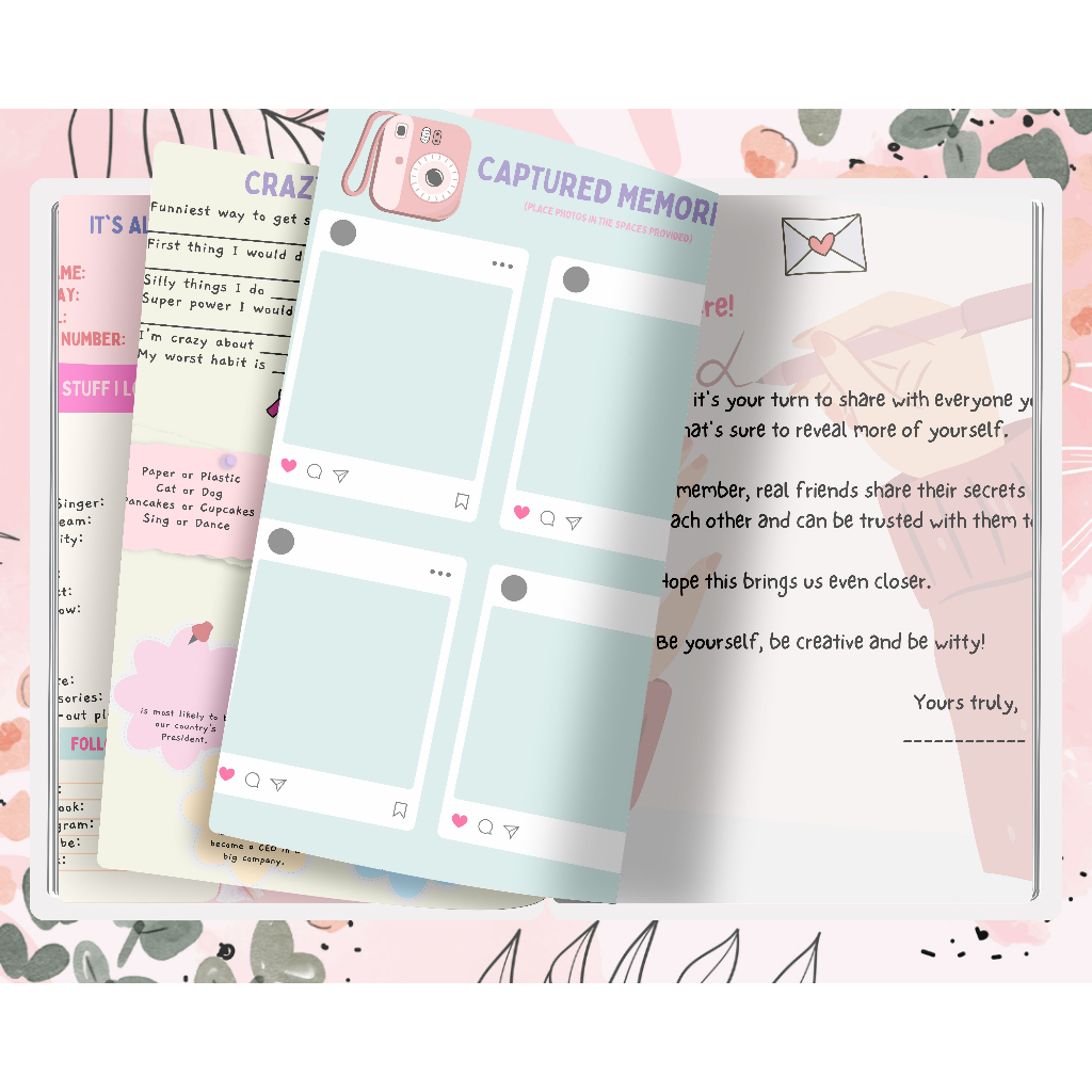 CRAFTIVIA FRIENDSHIP SLAMBOOK | Shopee Philippines