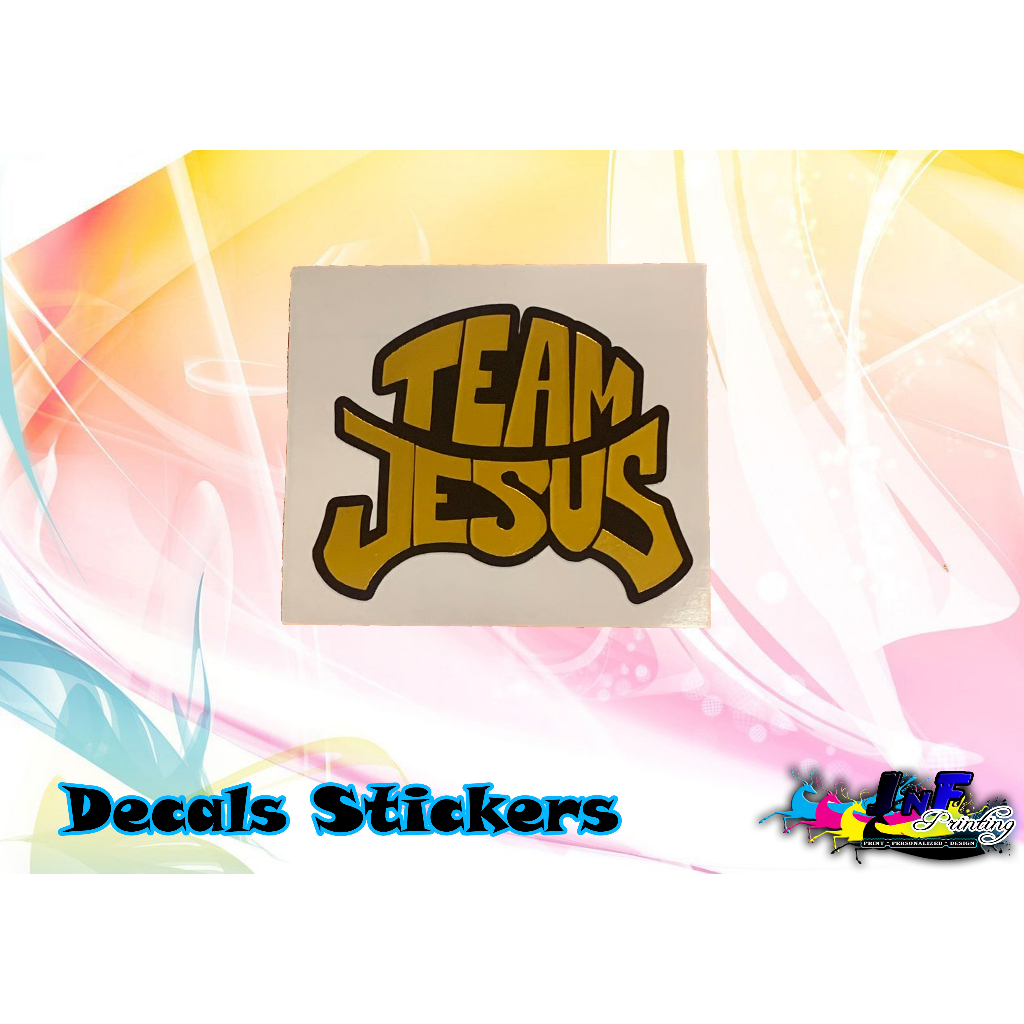 Team Jesus Decals Stickers | Shopee Philippines