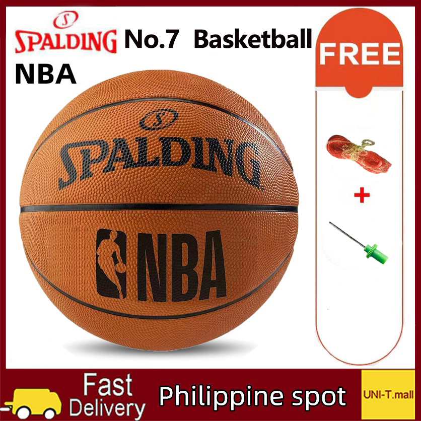 NBA Basketball Size 7 Basketball Leather Material Ball Spalding