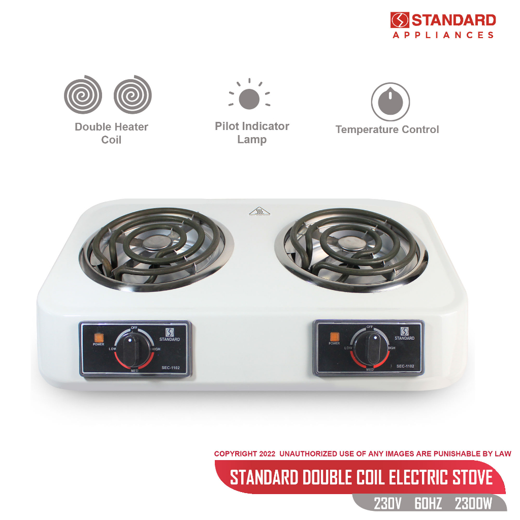 Standard Electric Stove Double Burner SEC1102 Shopee Philippines