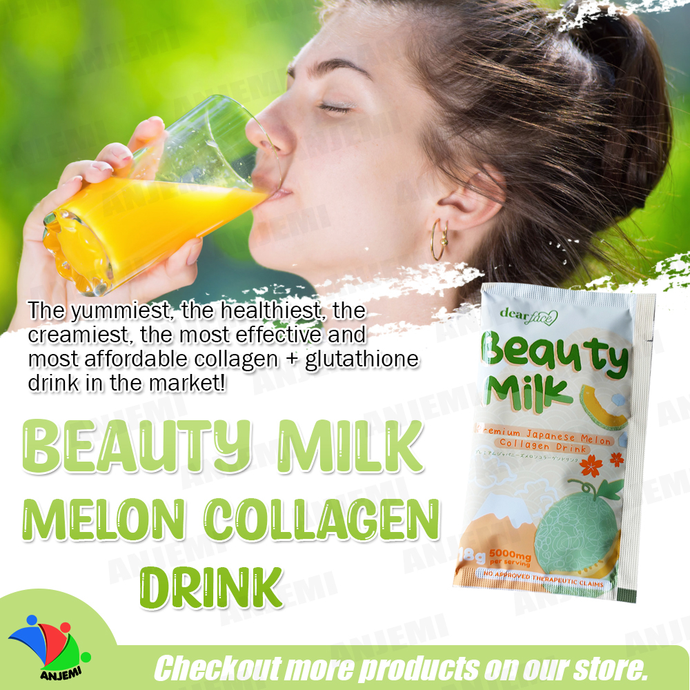 Dear Face Beauty Milk Premium Japanese Melon Collagen Drink ( 1Sachet