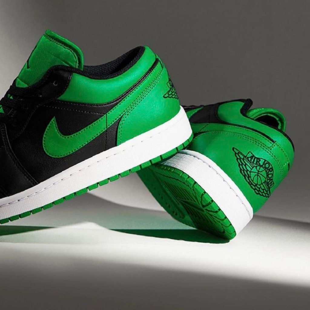 Jordan 1 low cut green sales