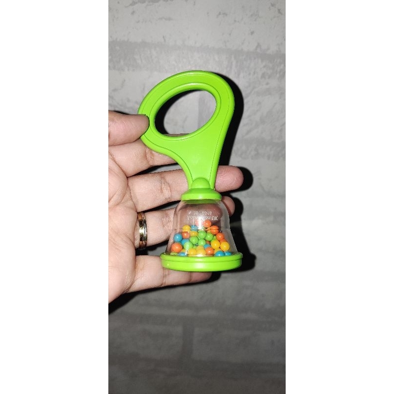 Green baby rattle preloved Shopee Philippines