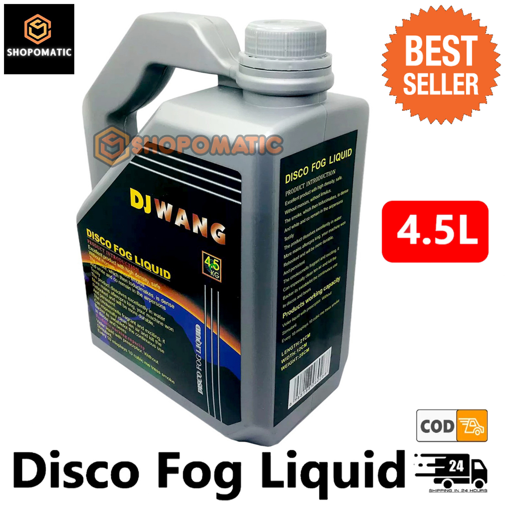 🟧Disco Liquid for Fog Machine 4.5KG Stage Effect High Quality Dj Fog