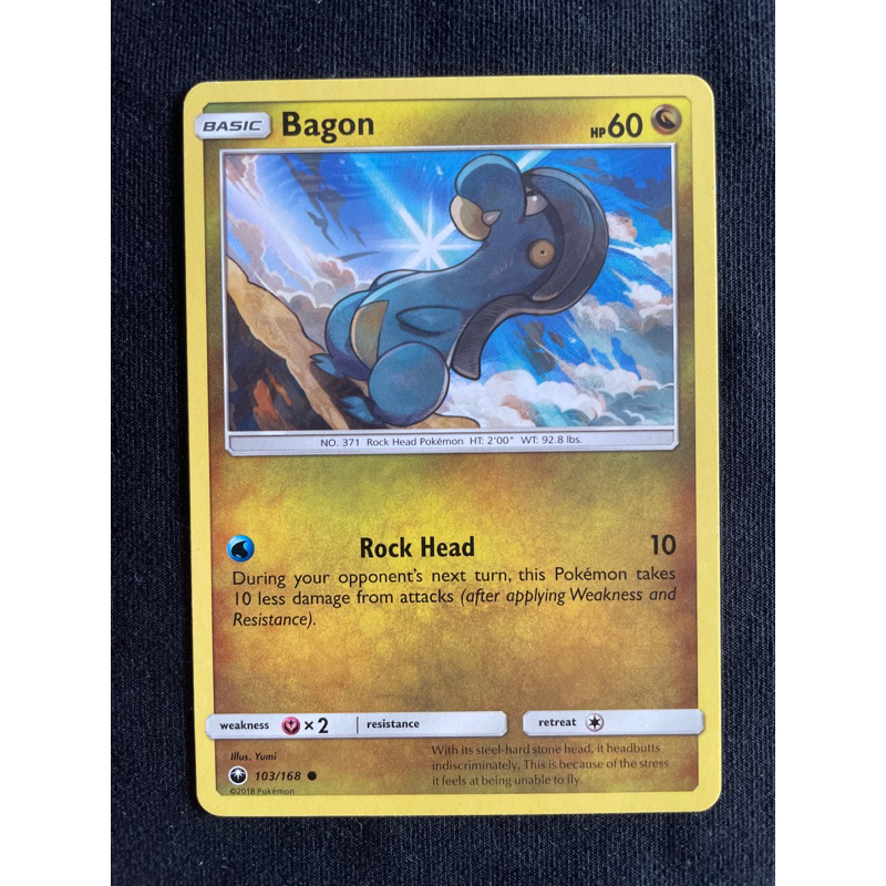 Bagon pokemon card 103/168 common | Shopee Philippines