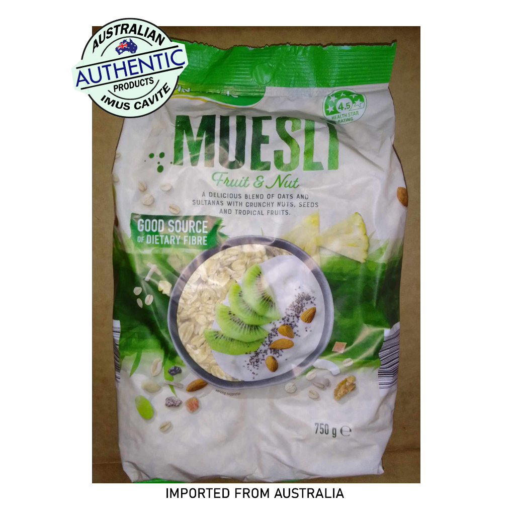 GOLDENVALE MUESLI Fruit & Nut (750g) Imported from Australia Shopee