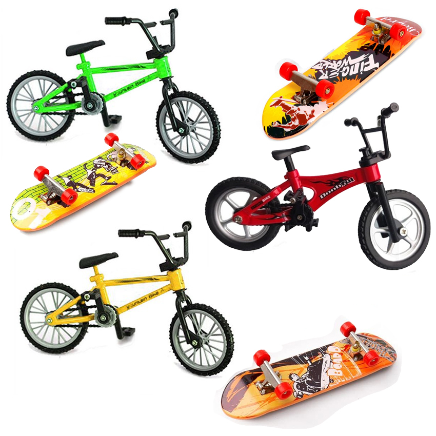 Skatepark Mini Finger Bike Bicycle & Fingerboard Skateboard Board Set Shopee Philippines