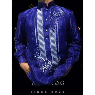 BARONG TAGALOG (Royal Blue/Midnight blue) | Shopee Philippines