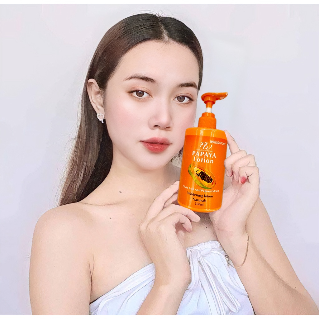 Papaya Lotion W/ Gluta Acid And Papaya Extrad DW 300ml / Soap 65g