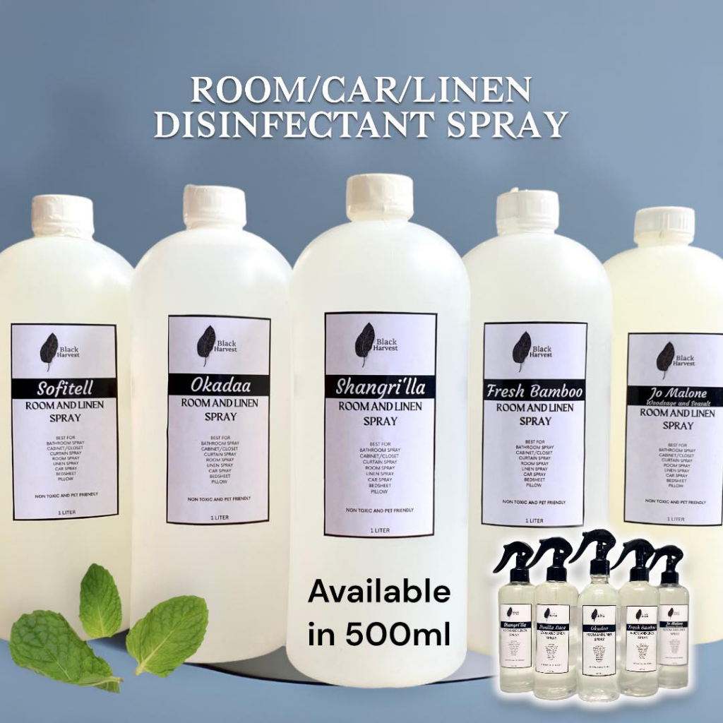 1 Liter Hotel Scent Inspired Linen Spray Room, Car, Bathroom, Linen