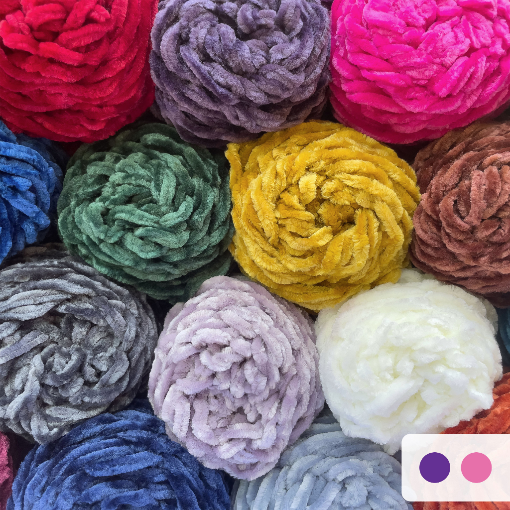 Velvet Bulky Chenille Yarn 100g 2 of 3 Shopee Philippines