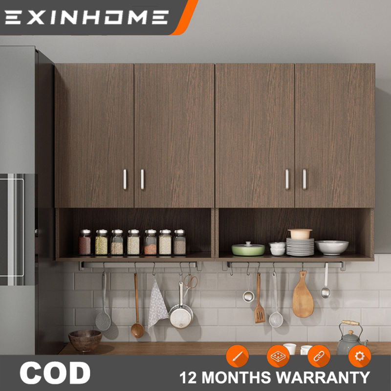 EXINHOME Kitchen Hanging Wooden Wall Cupboard