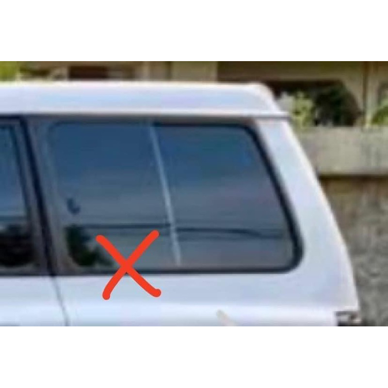 Mitsubishi Pajero Gen 2 / Fieldmaster 3rd row fixed glass window ...