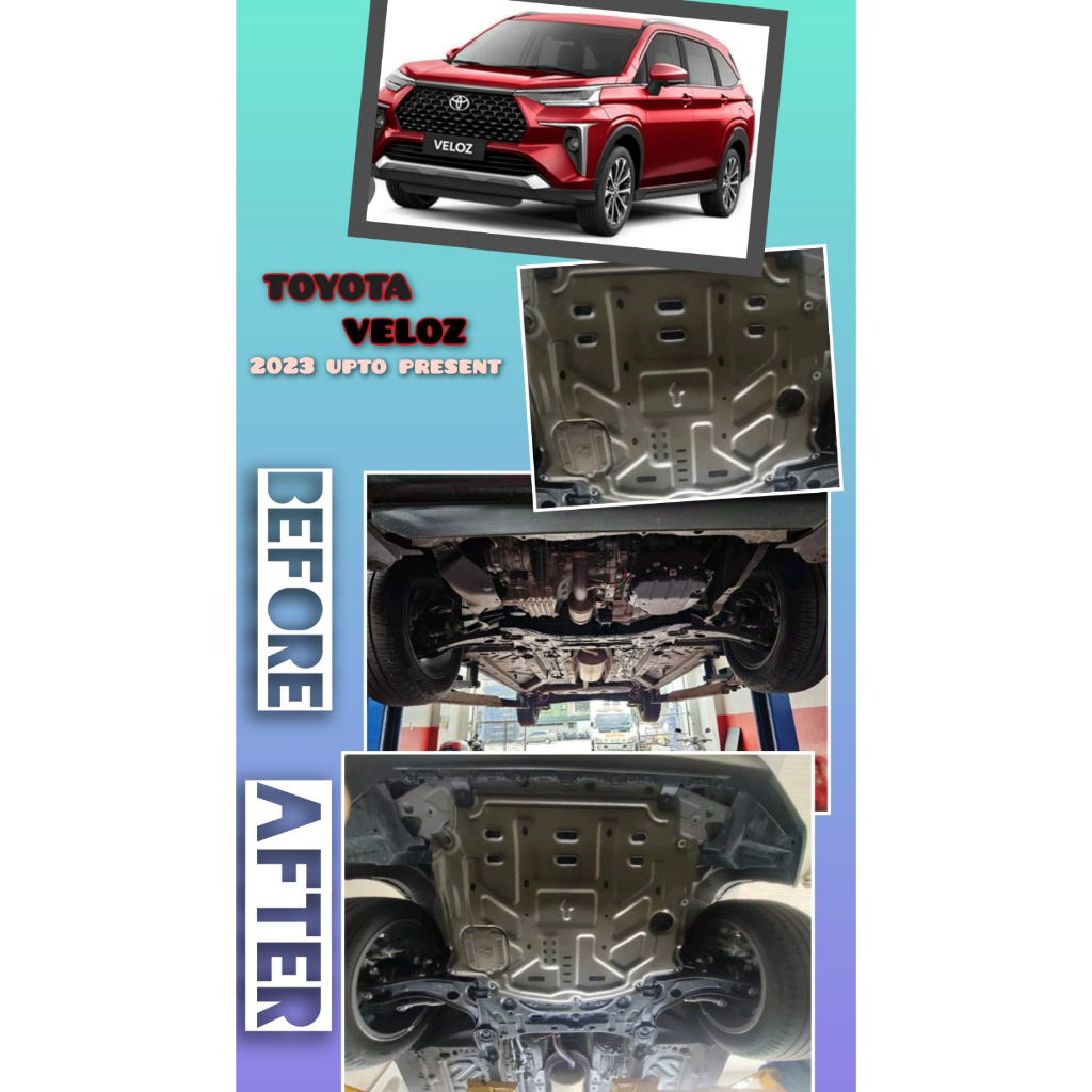ALLOY ENGINE UNDER COVER FOR TOYOTA VELOZ 20222024 FIT ALL VARIANT