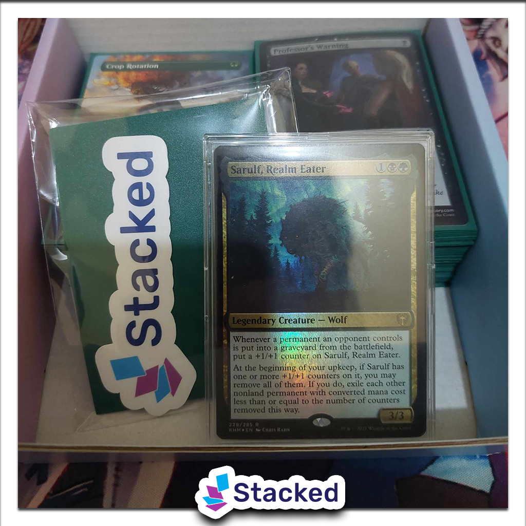 MTG EDH Commander Deck Sarulf, Realm Eater (Constructed) Shopee Philippines