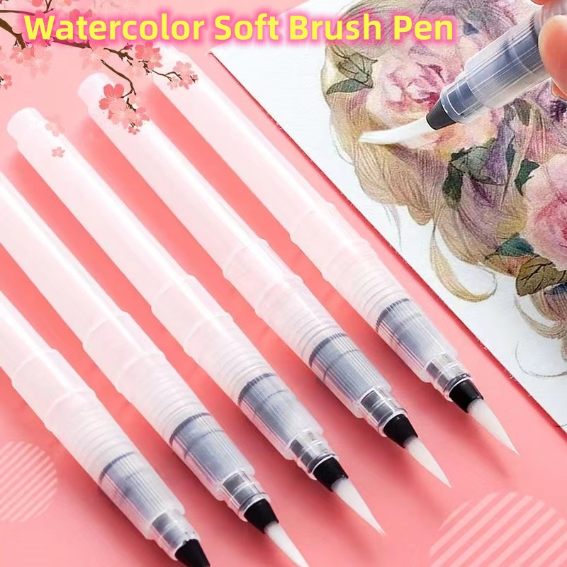 Refillable Paint Brush Water Color Brush Soft Brush Pen Large Capacity