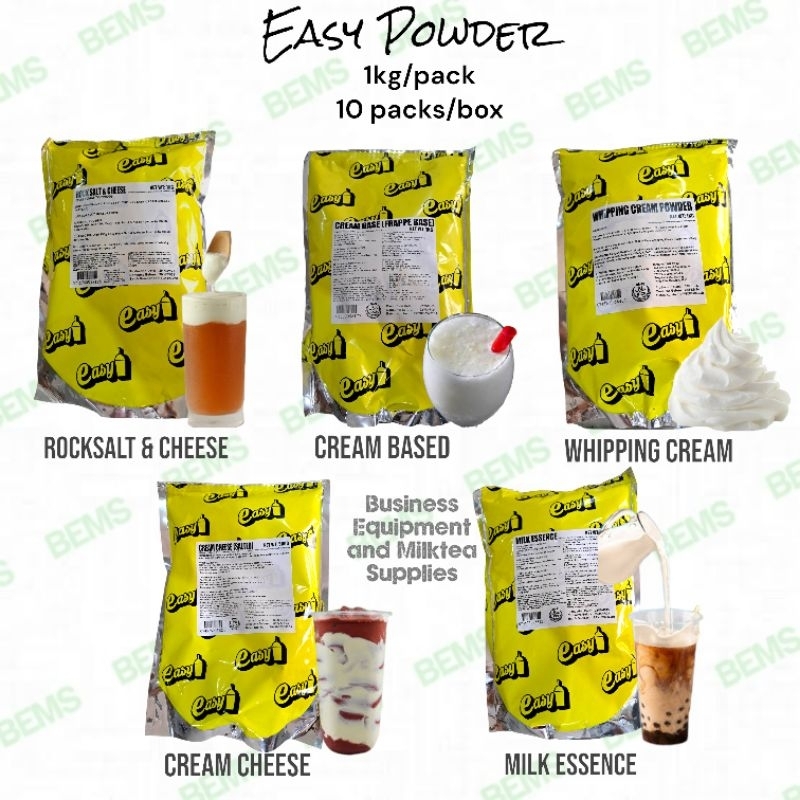 EASY ROCK SALT AND CHEESE POWDER for milktea 1kg Shopee Philippines