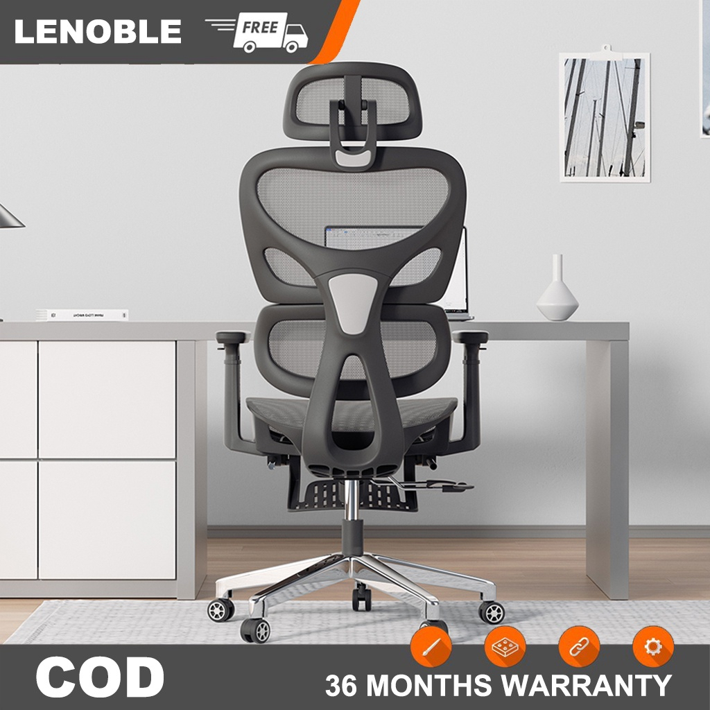 LENOBLE Ergonomic Chair Computer Office Chair Study Chair All Mesh