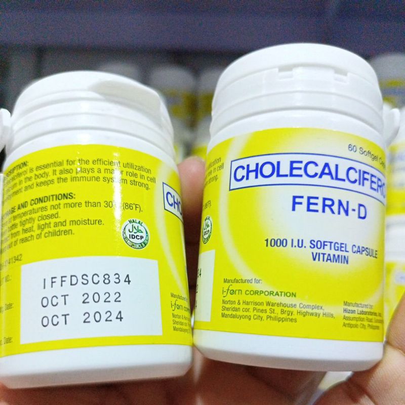 ORIGINAL FernD 60s 120s Softgel Vitamins [Distributor ifern