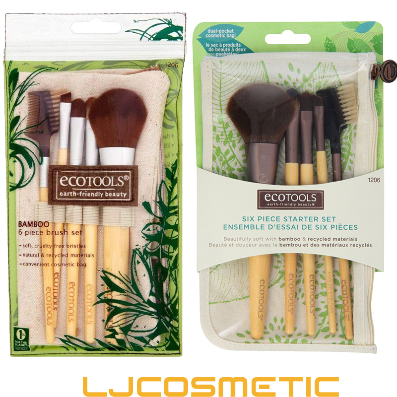 Natural Ecotools Bamboo Starter Makeup Brush Set Eco Tools Make Up 6 Piece Starter Brush 7495