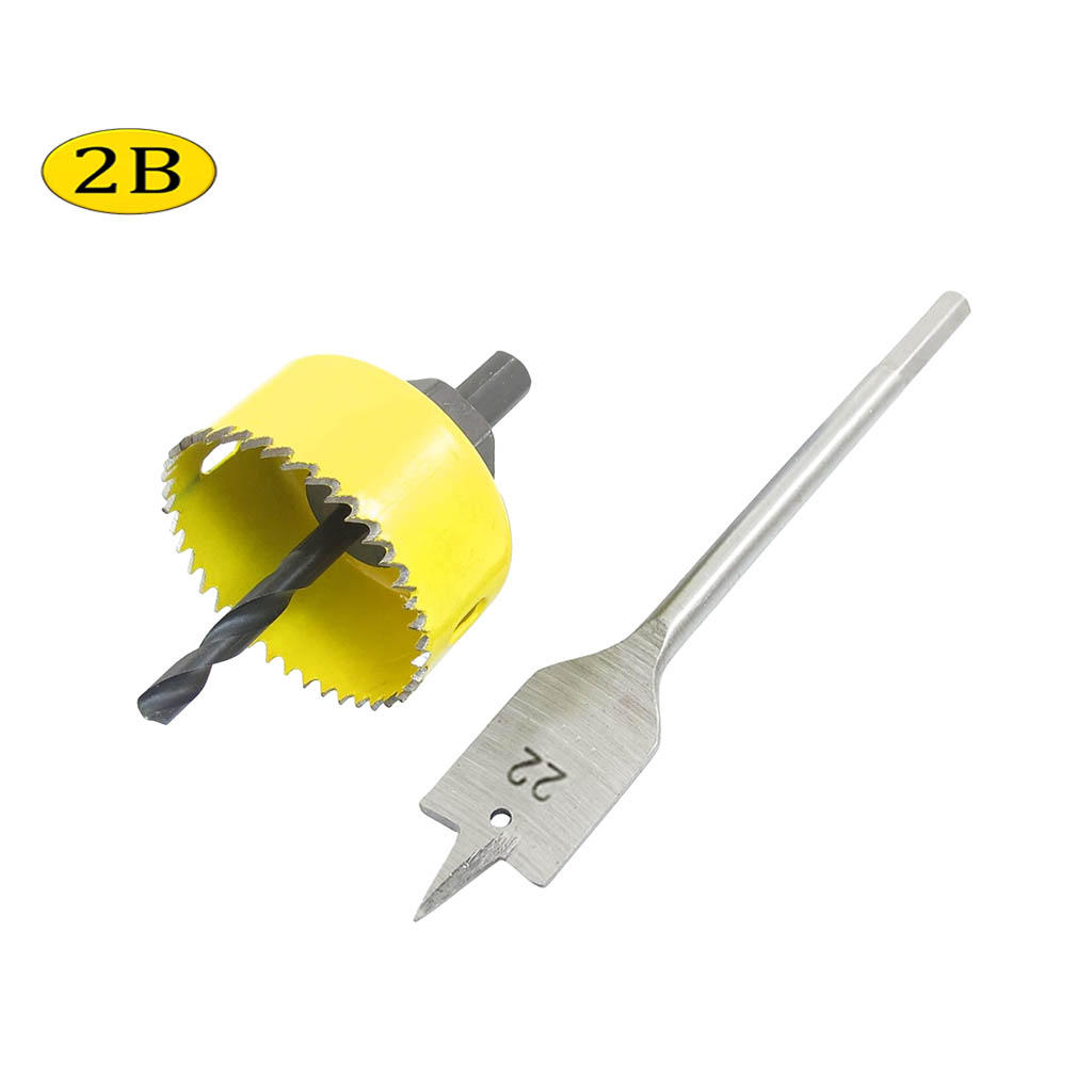 2B Door Knobs 2 1/8" Hole Saw Diameter Wood Bit Drilling Tool Cutting