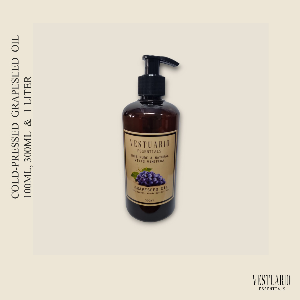 Grapeseed Oil COLD PRESSED 100ML /300ML/1Liter Shopee Philippines