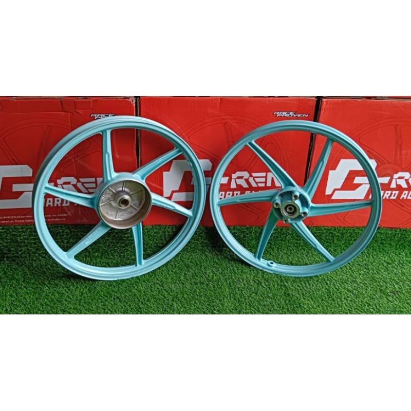 G-REN THAILAND 6SPOKES MAGS SIZE 17 HONDA CLICK 125/150/160(1.2 1.4x17 ...