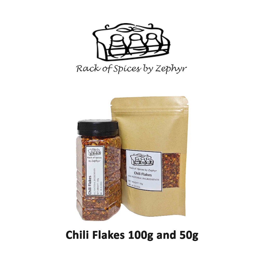 Chili Powder Flakes 50g Pouch | 100g Canister | Shopee Philippines