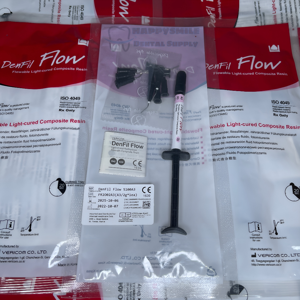 Denfil Composite Resin Refill Packable Lightcured Hybrid A1 A2 A3 A3.5