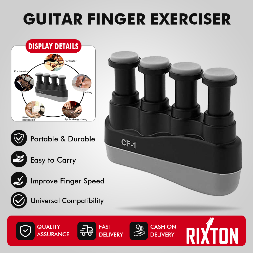 RIXTON Guitar Finger Exerciser Medium Tension Grip Trainer | Shopee ...