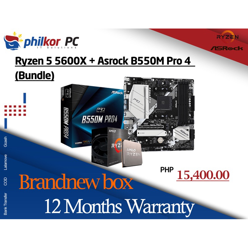 Ryzen 5 5600x & ASRock B550 Pro4