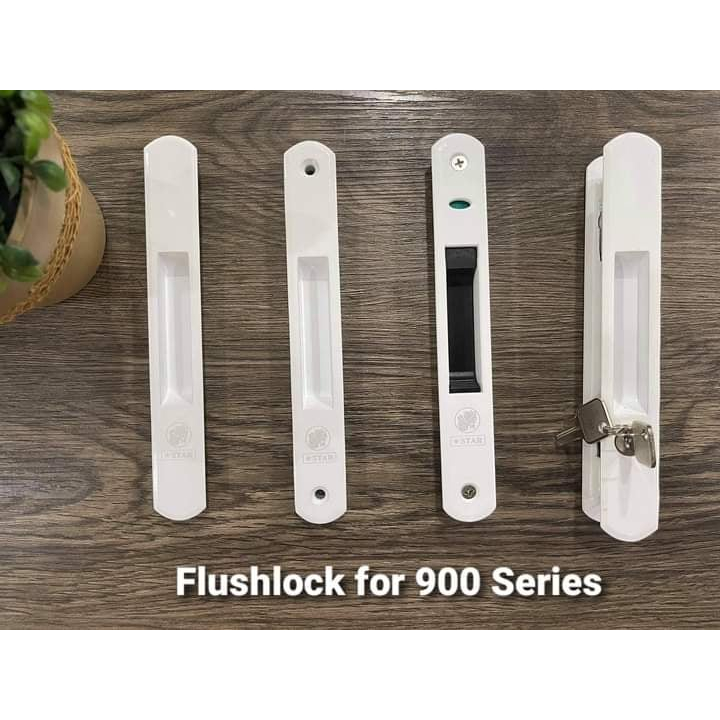 AC GLASS: FLUSH LOCK #11 for 900 Series (798 Series compatible) White ...