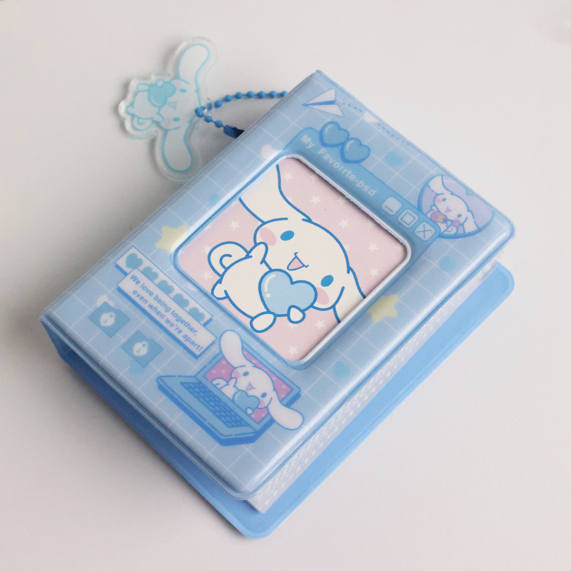 Sanrio Computer Style Card Book Cartoon Binder Photo Album Lomo Storage 