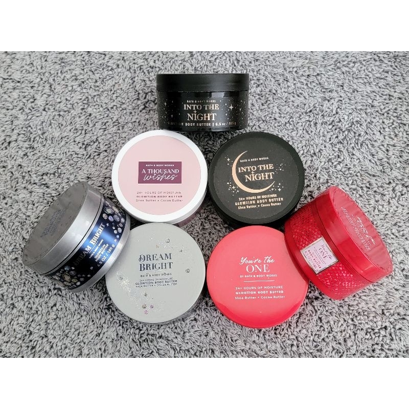 BATH AND BODY WORKS Glowtion Body Butter (Whipped Shimmer Glowtion